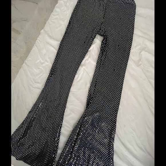 Pants - High waisted sequins bell bottoms